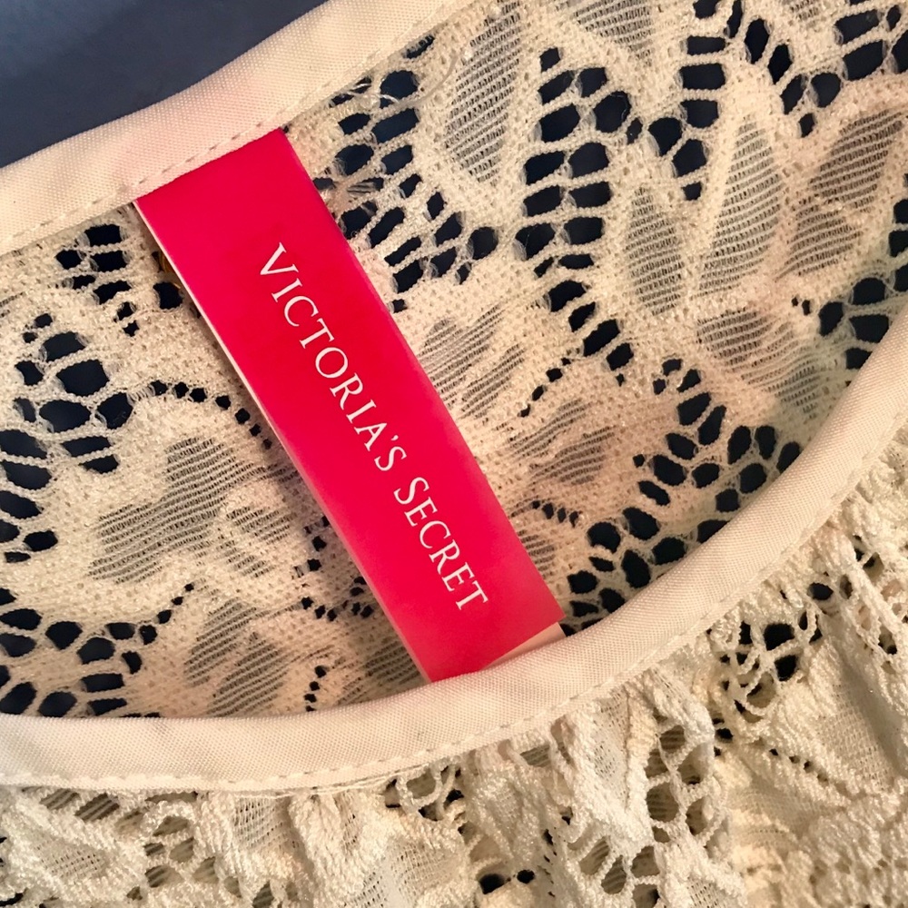 Victoria Secret lace bathing suit cover sz M